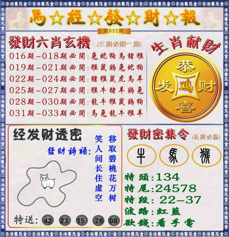 032期马经发财报（荐）[图]